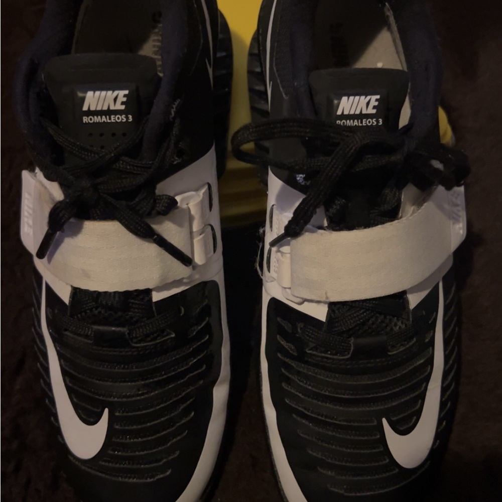 Nike Romaleo 3 Black and White Lifters